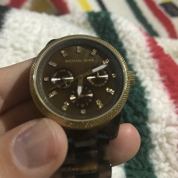 Michael kors tortoise watch main image 5